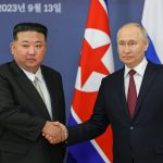 Incontro Tra Il Presidente Russo Vladimir Putin e Kim Jong un, Presidente Della Corea Del Nord