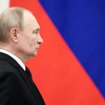 Vladimir Putin preoccupato di profilo