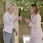 Ursula von der Leyen e Giorgia Meloni insieme