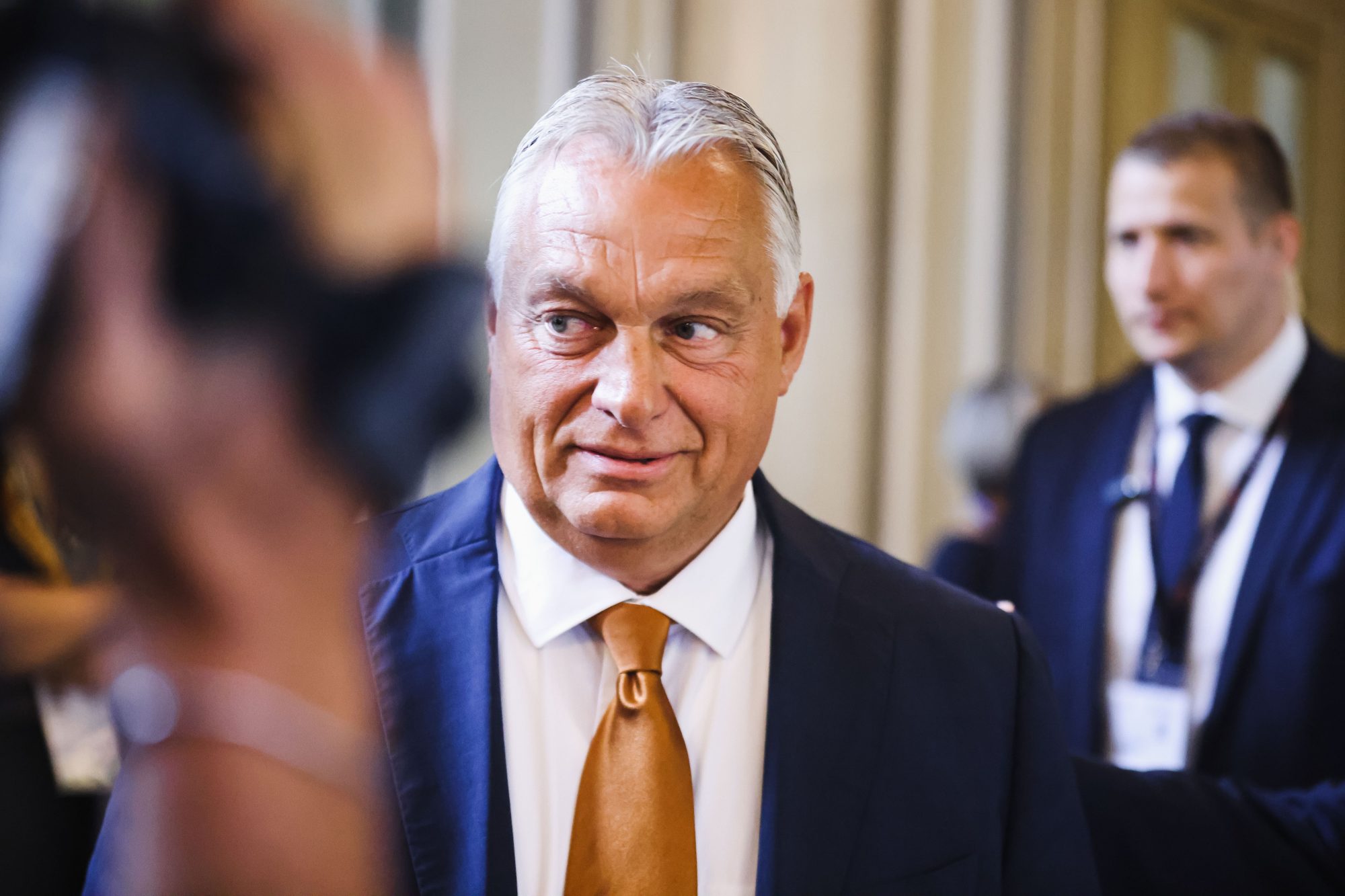 Orban Viktor Orban a Cernobbio (Alessandro Bremec / IPA / Fotogramma)