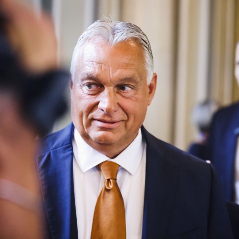 Orban Viktor Orban a Cernobbio (Alessandro Bremec / IPA / Fotogramma)