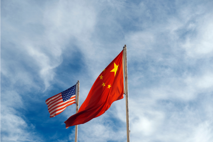 Bandiere Usa Cina Canva