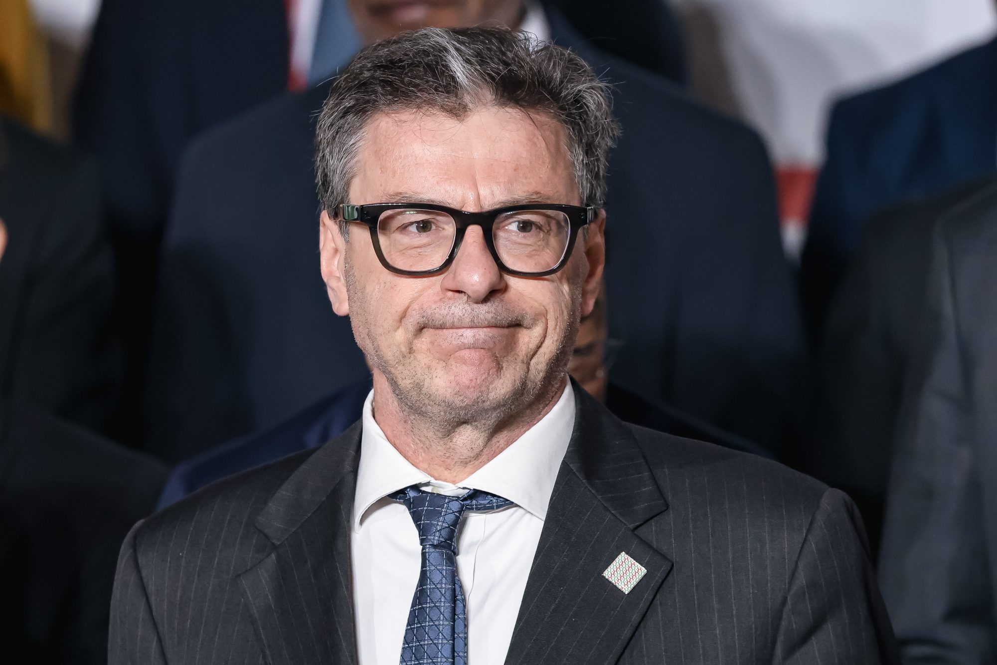 Giancarlo Giorgetti, ministro dell'economia e delle finanze dell'Italia (Alessandro Bremec/Ftg/Ipa)