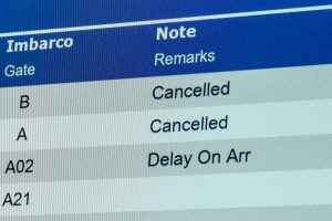 Milano Linate, Sciopero Aerei