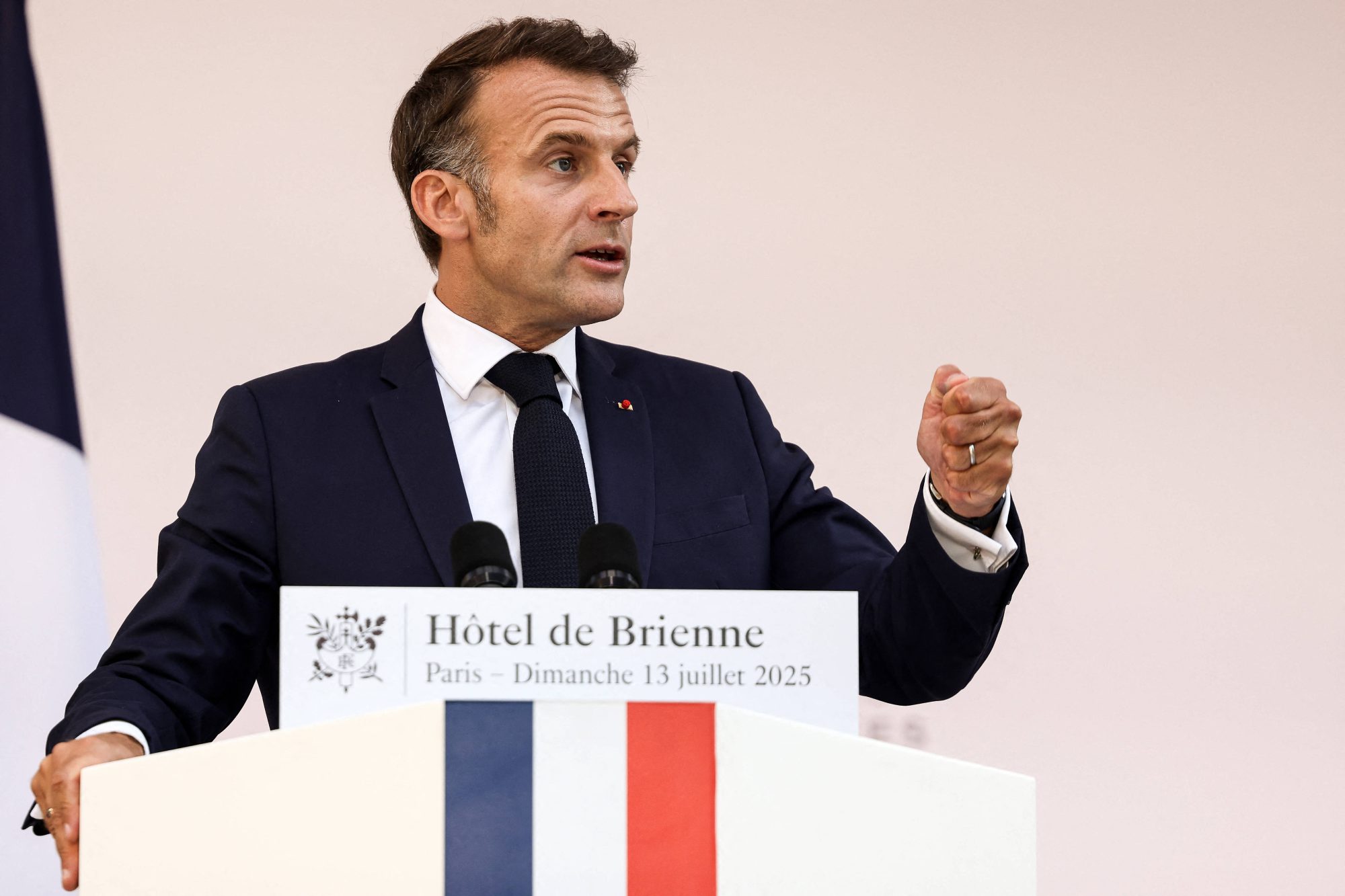 Emmanuel Macron alla Festa nazionale francese