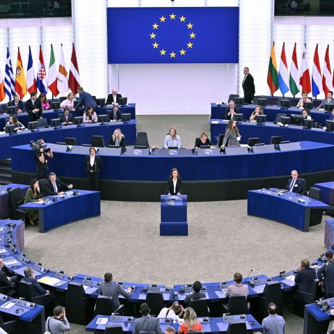 Strasburgo, La Premier Finlandese Sanna Marin Alla Plenaria (Strasburgo, La Premier Finlandese Sanna Marin Alla Plenaria (Dwi Anoraganingrum/Ipa)