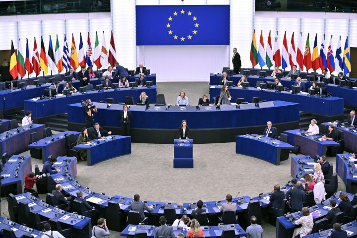 Strasburgo, La Premier Finlandese Sanna Marin Alla Plenaria (Strasburgo, La Premier Finlandese Sanna Marin Alla Plenaria (Dwi Anoraganingrum/Ipa)