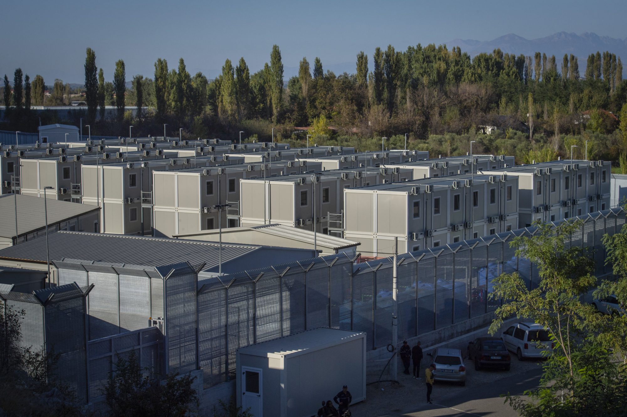 Albania, centro migranti di Gjader (Antonio Sempere/Ipa/Fotogramma)