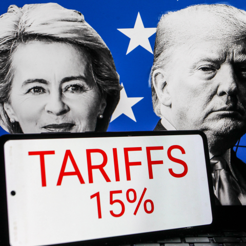 Accordo dazi von Der Leyen Trump