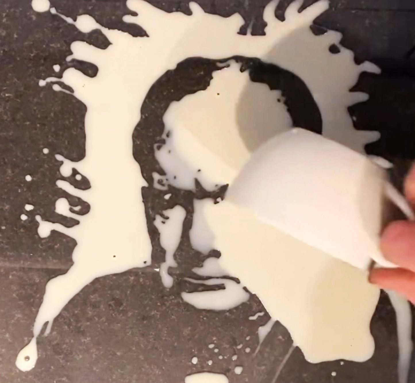 Man Creates Incredible Milk Art