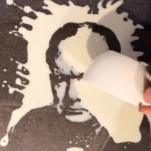 Man Creates Incredible Milk Art