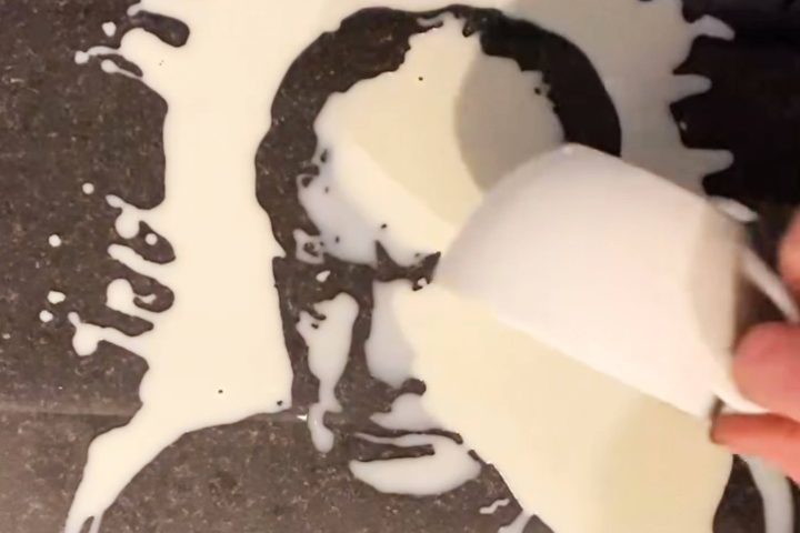 Man Creates Incredible Milk Art