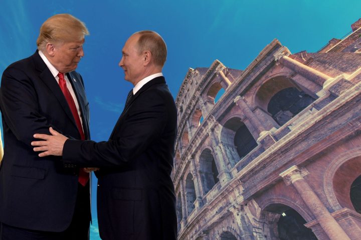 Trump Putin Roma Canva