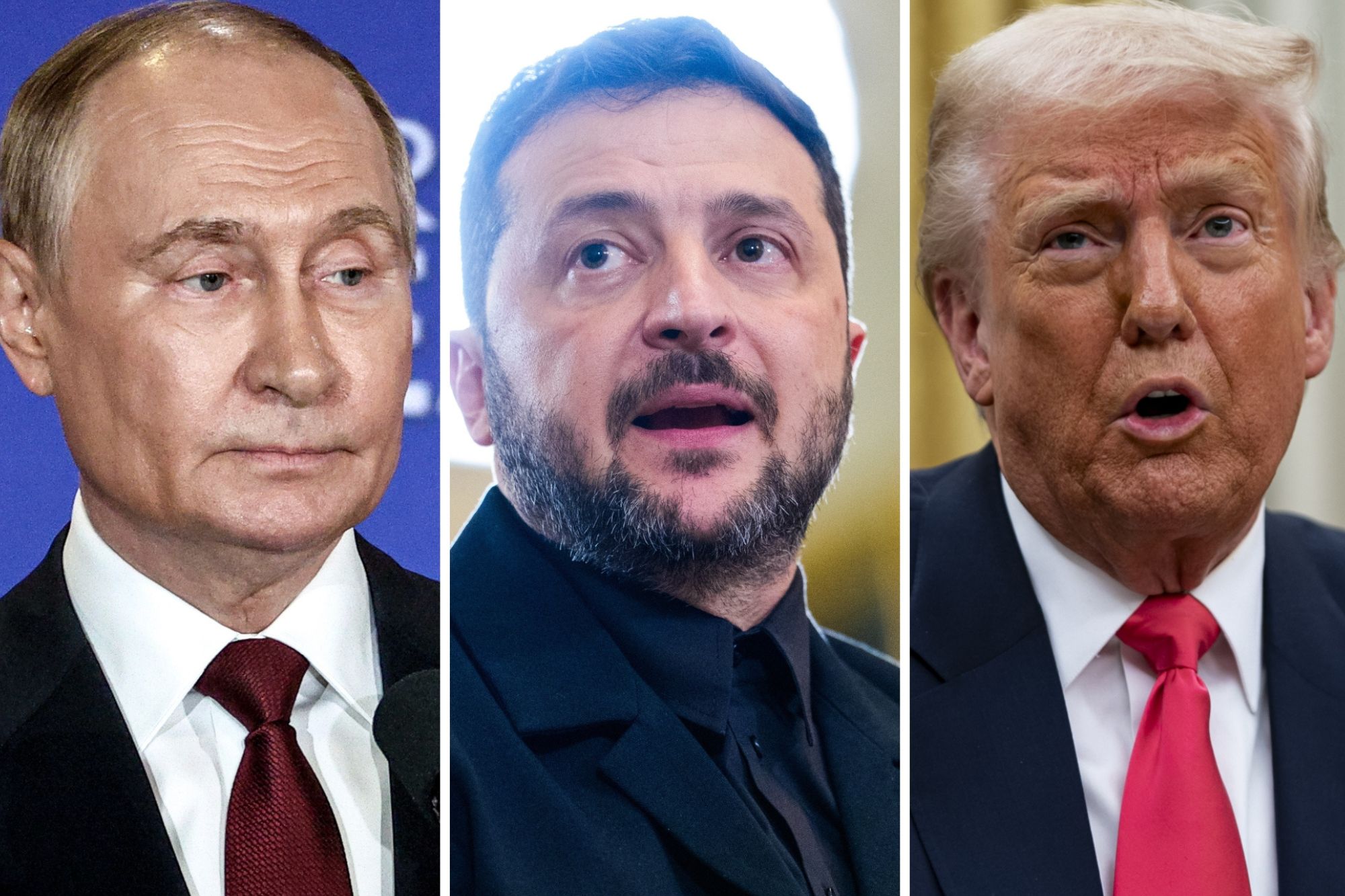 Putin Zelensky Trump Ipa Afp
