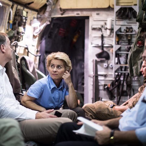 La presidente della Commissione europea Ursula von der Leyen (Ipa)