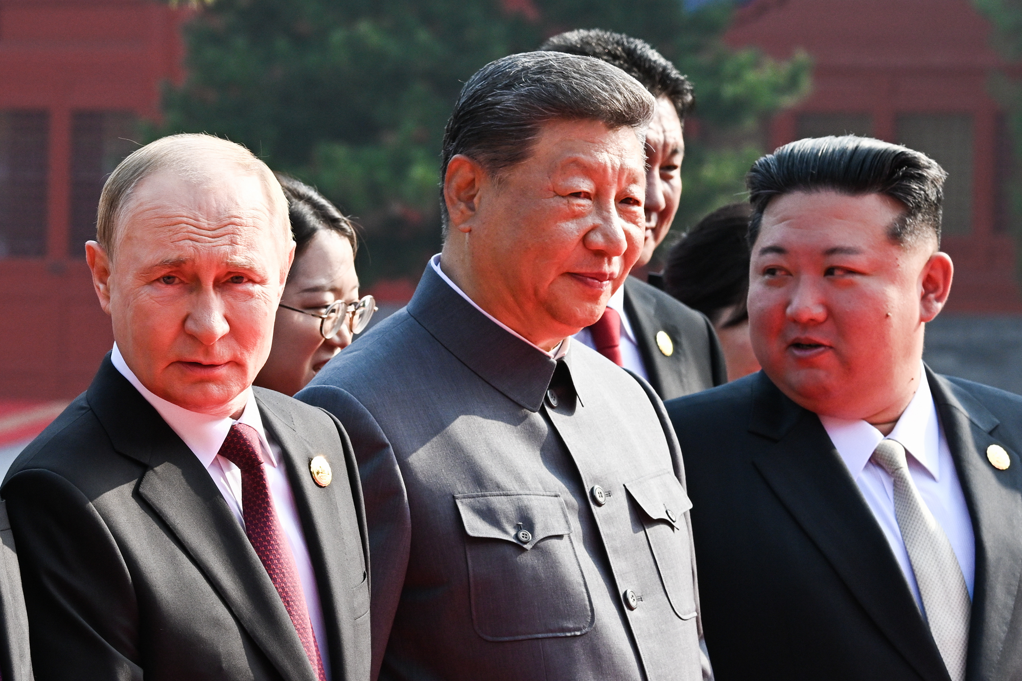 Putin Vladimir Xi Jinping Kim Jong Un Parata Militare Pechino