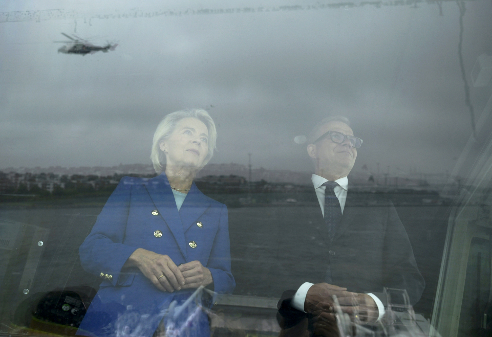 Ursula von der Leyen e Petteri Orpo, premier finlandese