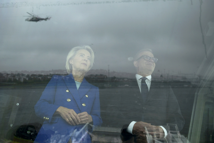 Ursula von der Leyen e Petteri Orpo, premier finlandese