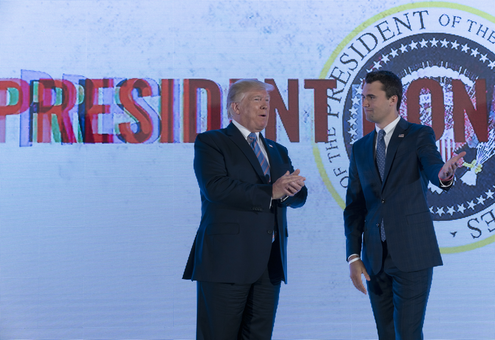 Donald Trump e Charles Kirk