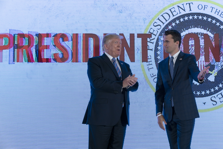 Donald Trump e Charles Kirk