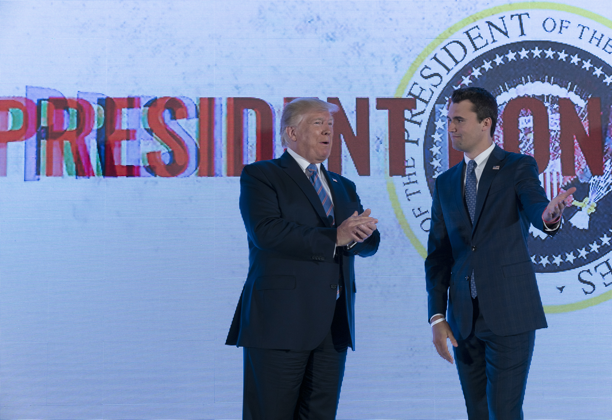 Donald Trump e Charles Kirk