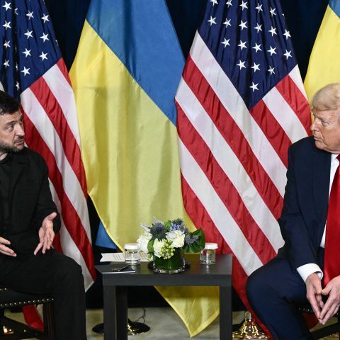 Bilaterale Zelensky-Trump all'Assemblea Onu 2025 (Afp)
