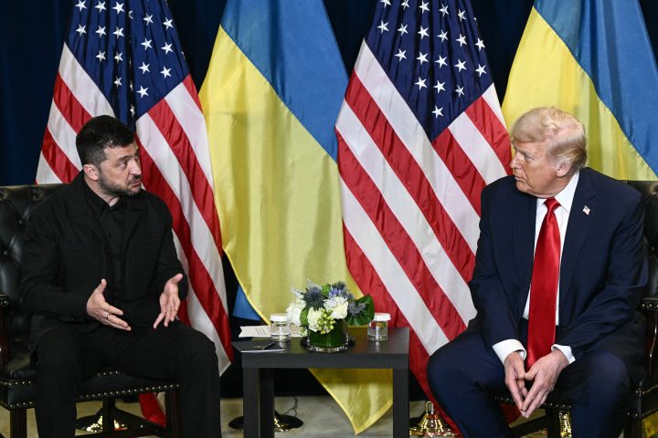 Bilaterale Zelensky-Trump all'Assemblea Onu 2025 (Afp)