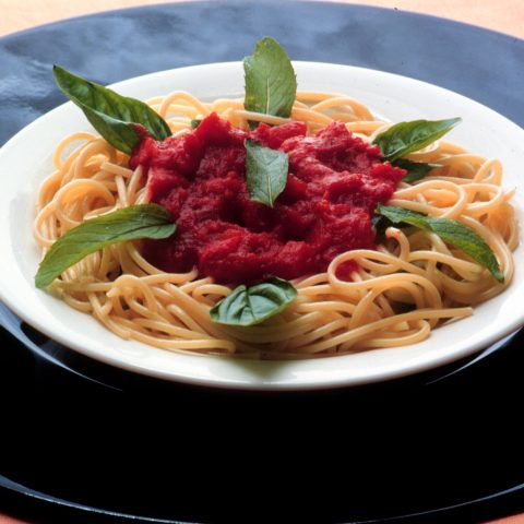 Pasta piatto di spaghetti