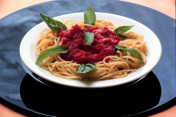 Pasta piatto di spaghetti