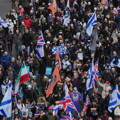 Londra, Marcia Della Campagna Contro L'antisemitismo