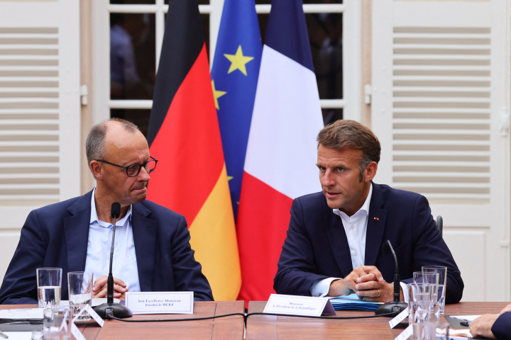 Friedrich Merz ed Emmanuel Macron