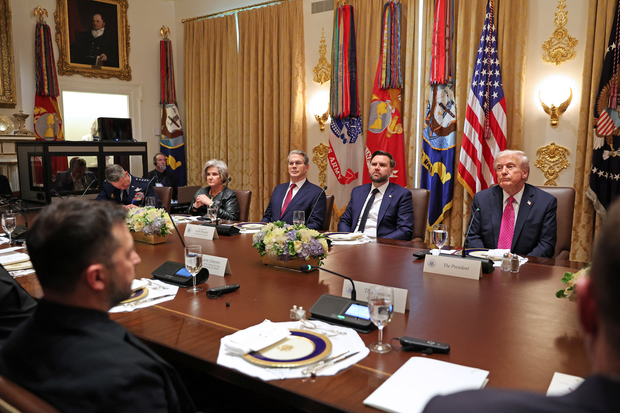 Trump Zelenskyy Cabinet Room Casa Bianca Afp