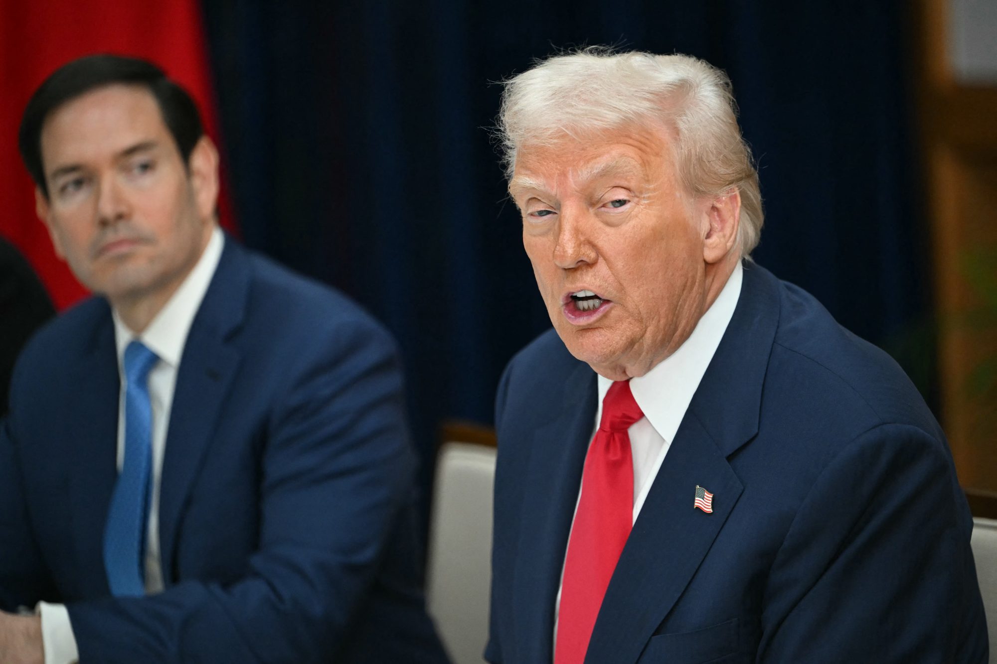 Il presidente statunitense Donald Trump (Afp)