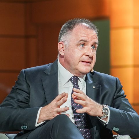 Il presidente di Confindustria Emanuele Orsini (Afp)