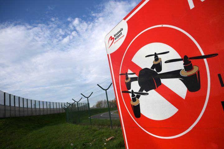 "No drone zone" at Brussels Airport (Afp)