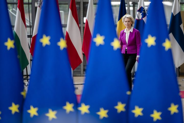La presidente della Commissione europea Ursula von der Leyen (Ipa)