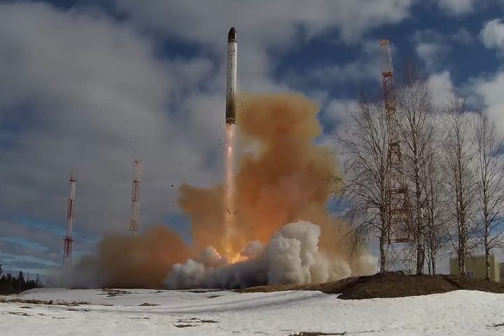 Russia: Lancio Di Prova Del Sarmat Icbm Dal Cosmodromo Di Plesetsk