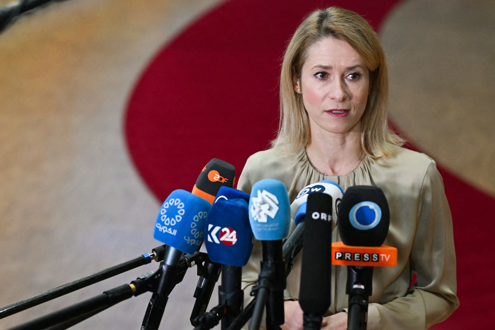 L'Alta rappresentante Ue Kaja Kallas (Afp)