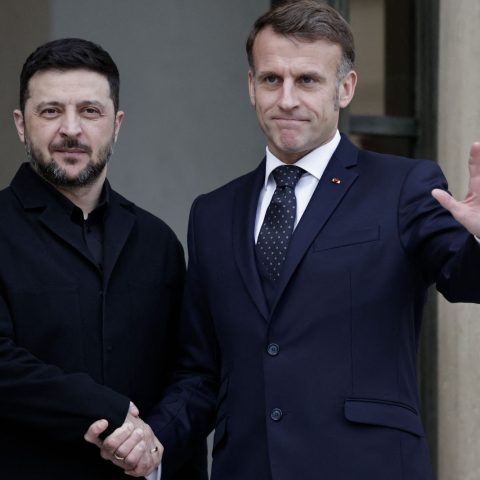 Zelensky Macron Afp
