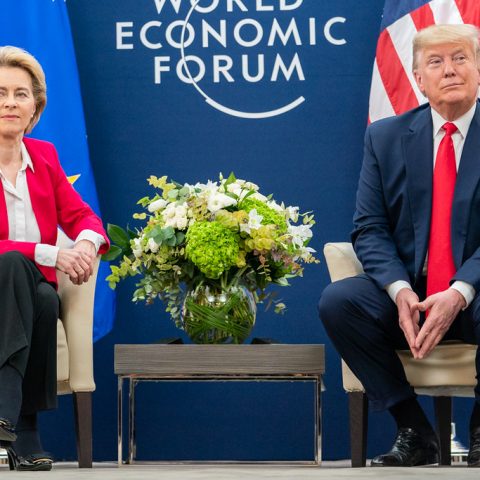 Donald Trump e Ursula von der Leyen