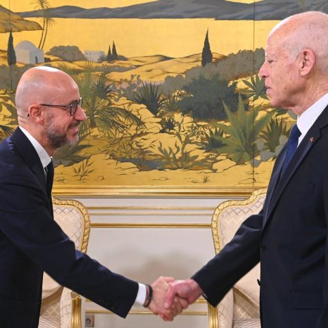 Vicepresidente Cpi Rosario Salvatore Aitala E Presidente Tunisia Kaïs Saïed Ipa Ftg