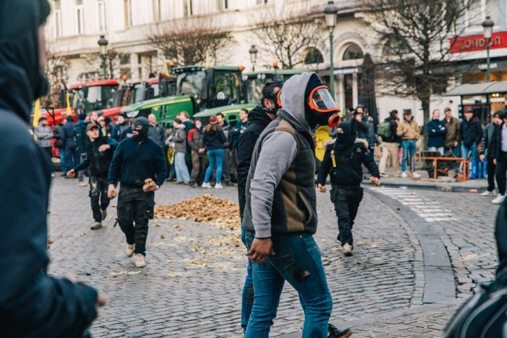 Proteste Agricoltori Belgio Afp