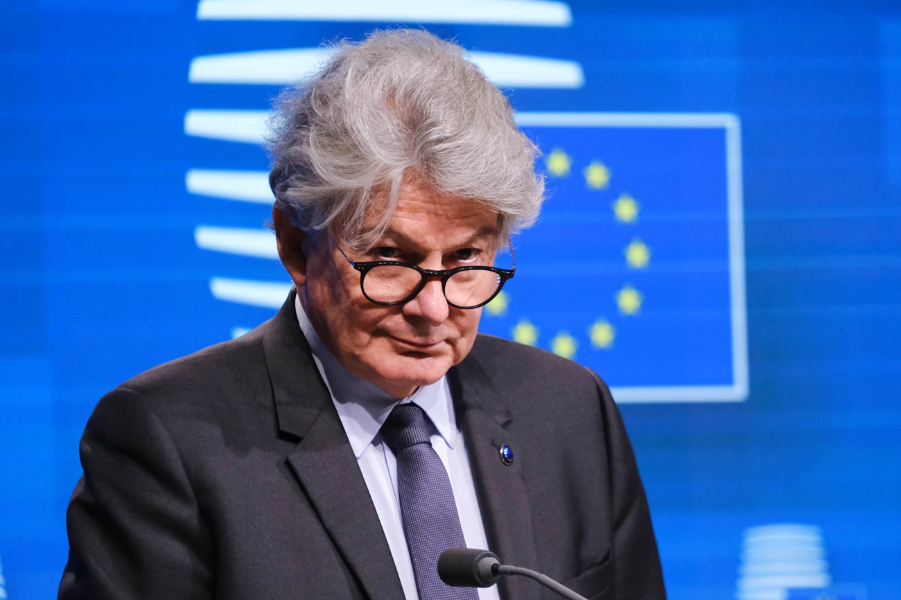Il commissario europeo Thierry Breton