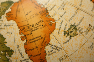 Groenlandia su mappa