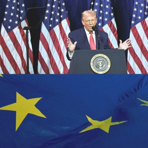 Donald Trump discorso a ue afp