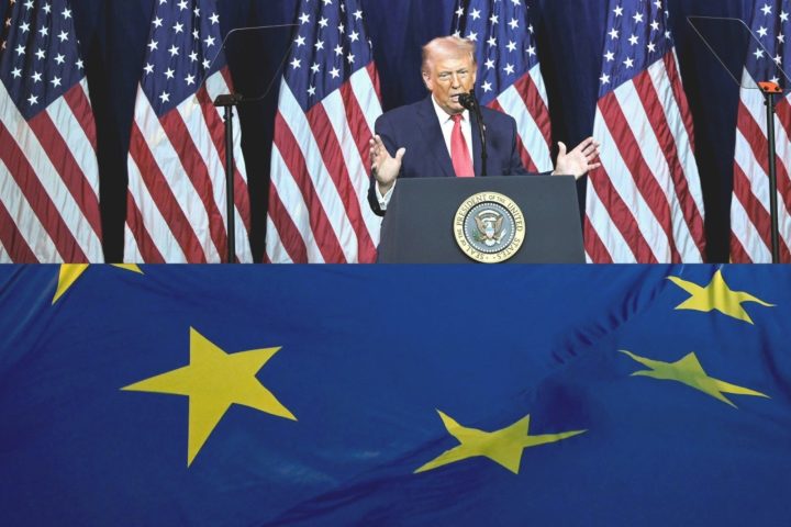 Donald Trump discorso a ue afp