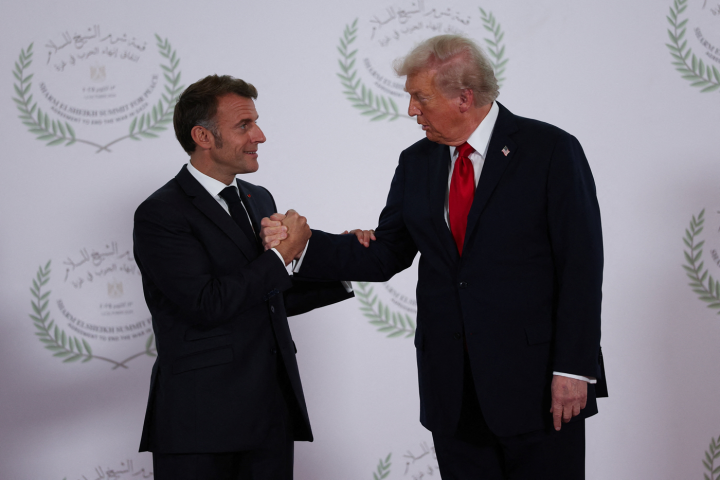 Emmanuel Macron e Donald Trump