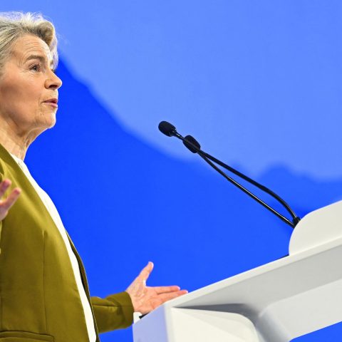 Davos von der leyen afp