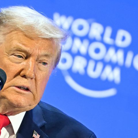Trump wef discorso afp