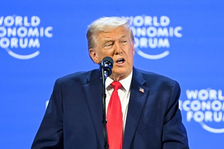 Trump donald a davos afp